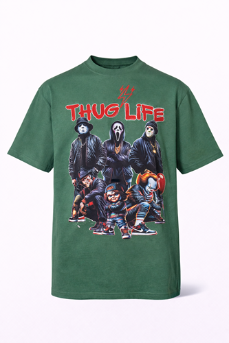 DTF ROUND NECK (THUG LIFE)